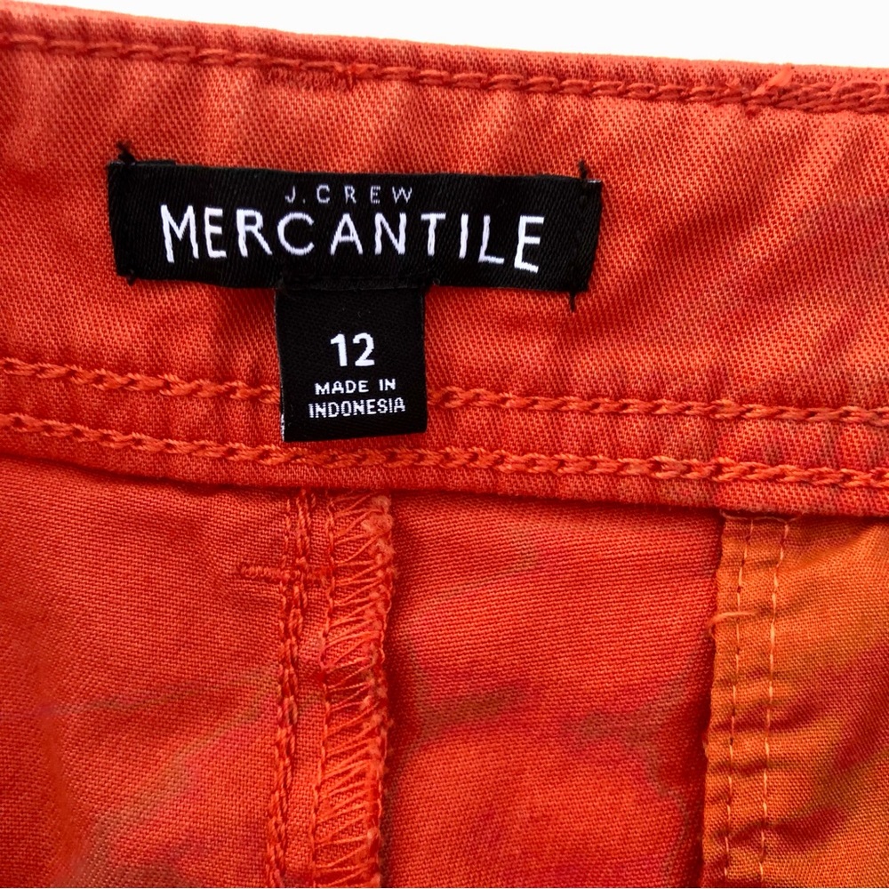 J. Crew Mercantile Pants Trousers Sz. 12 Rust Stretch